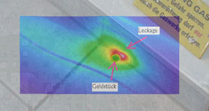 Inhouse-Leckortung: Leckortung mit Thermografie